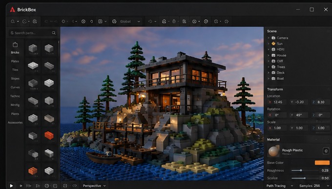 BrickBox application interface